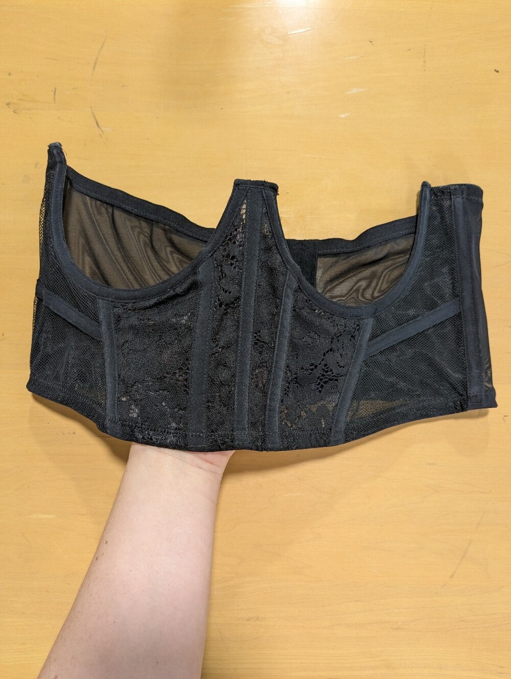 lacey underbust corset